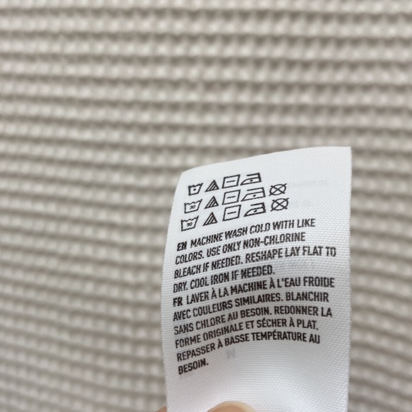 Women’s American Eagle tan and cream floral boho off the shoulder top. Size M - Picture 11 of 11